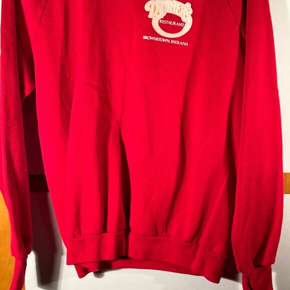 Vintage Druther’s Restaurant Brownstown Indiana IN Crewneck Sweater XL USA - Picture 3 of 9
